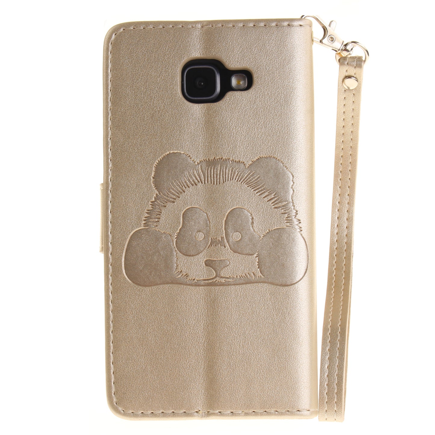 Samsung Galaxy A3 2016 Case Panda Printed Flip Magnetic Wallet Card Slot Soft Protective Cover for Samsung Galaxy A310