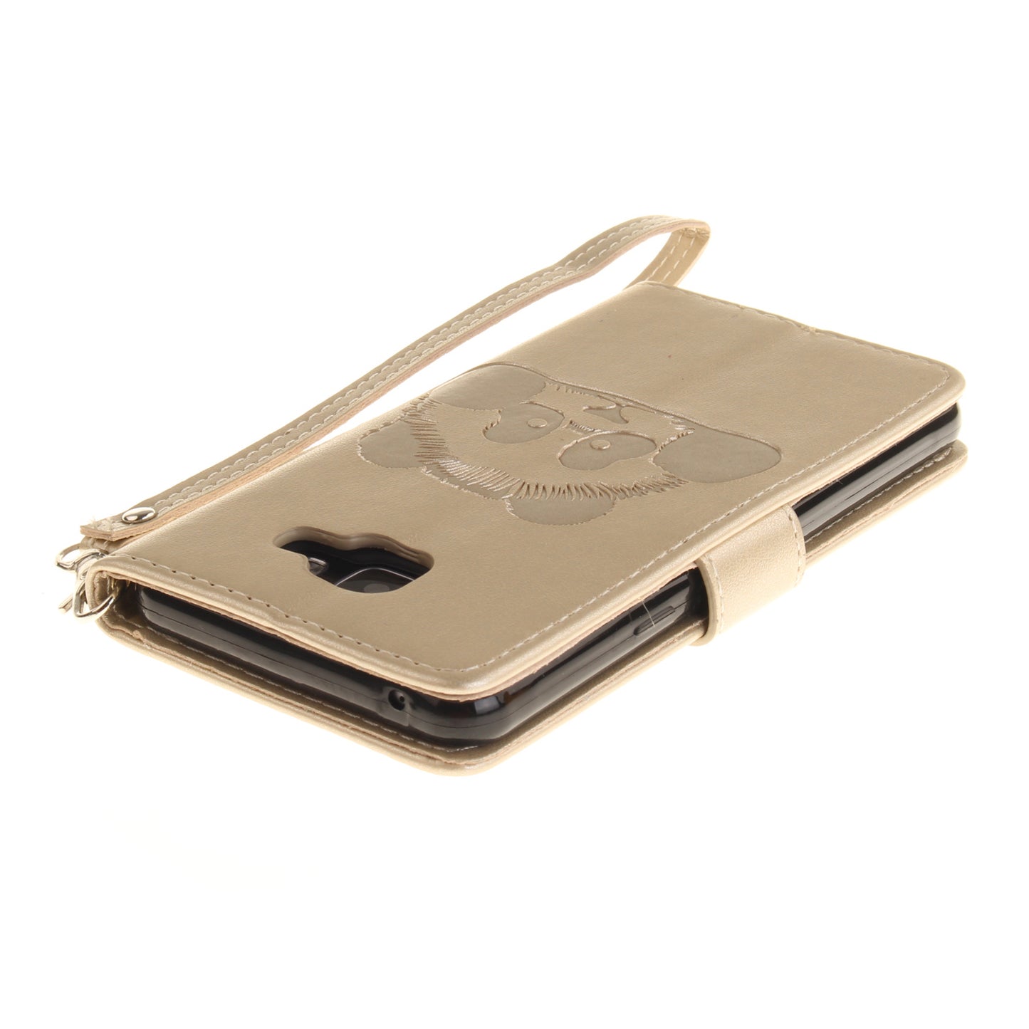 Samsung Galaxy A3 2016 Case Panda Printed Flip Magnetic Wallet Card Slot Soft Protective Cover for Samsung Galaxy A310