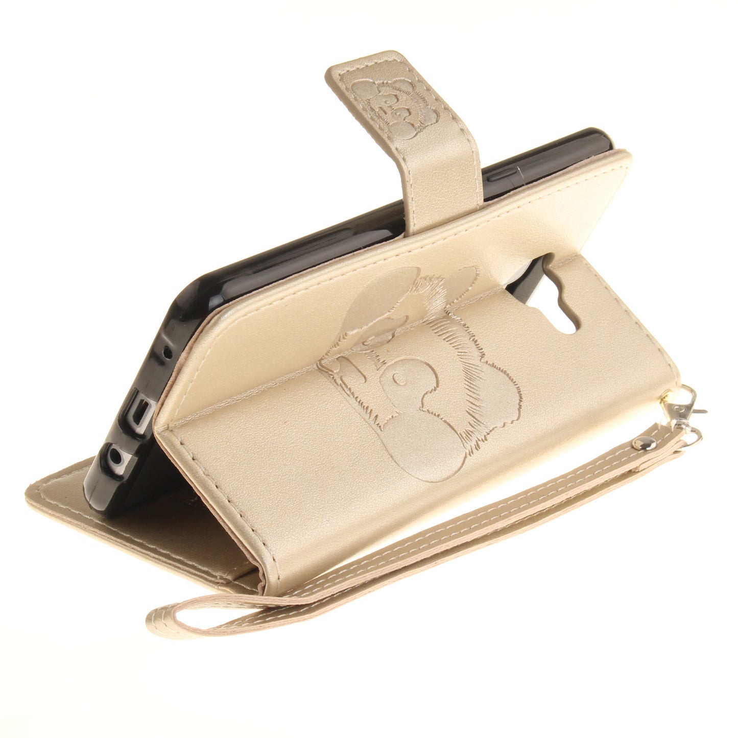 Samsung Galaxy A3 2016 Case Panda Printed Flip Magnetic Wallet Card Slot Soft Protective Cover for Samsung Galaxy A310