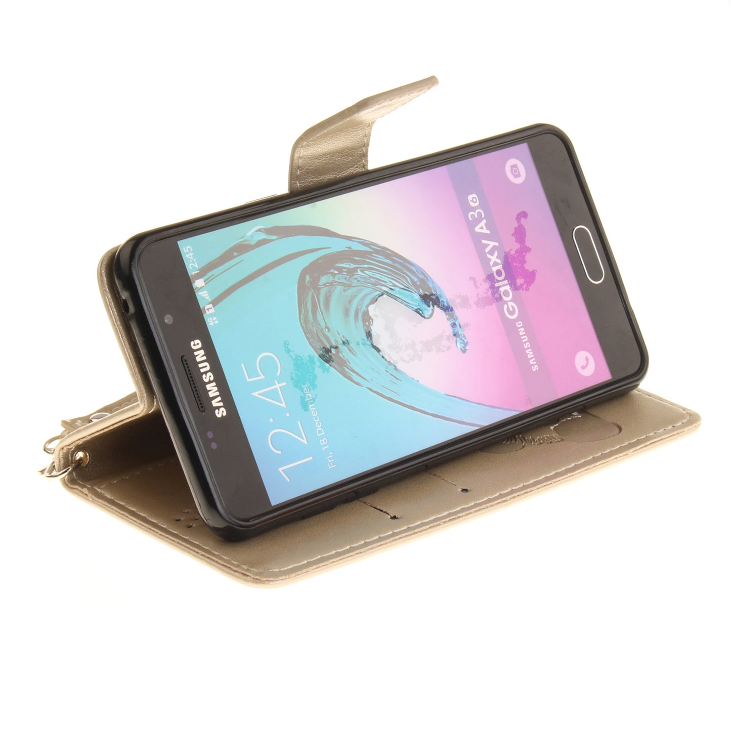 Samsung Galaxy A3 2016 Case Panda Printed Flip Magnetic Wallet Card Slot Soft Protective Cover for Samsung Galaxy A310