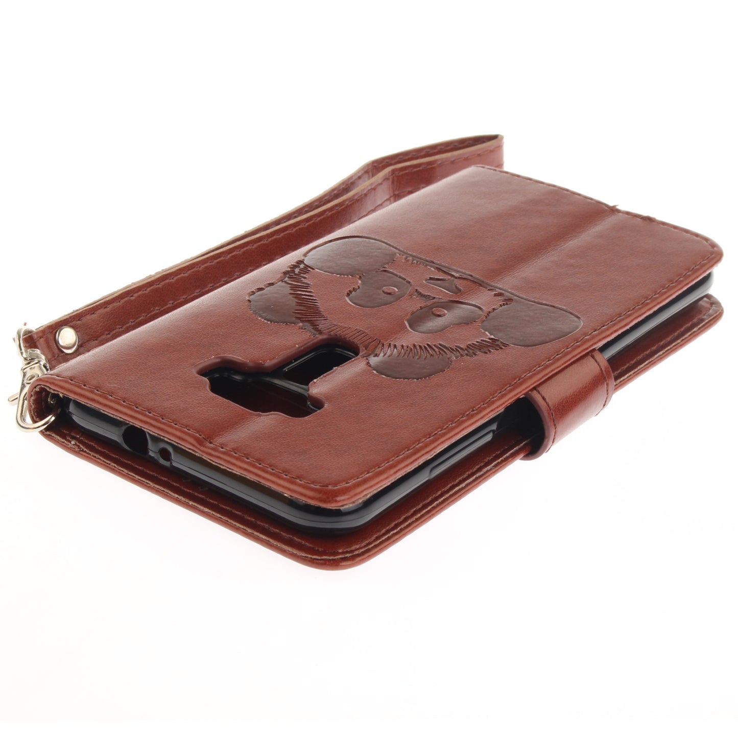 Asus Zenfone 3 ZE520KL Case Panda Printed Flip Magnetic Wallet Card Slot Soft Protective Cover