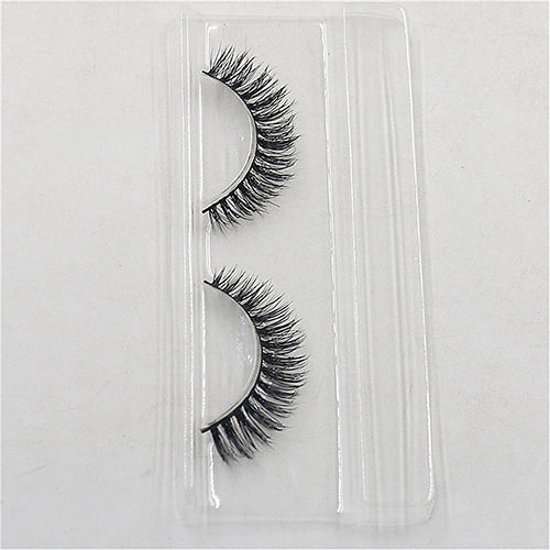 1 Pair Soft Mink Natural Thick False Fake Eyelashes Eye Lashes Makeup Extension