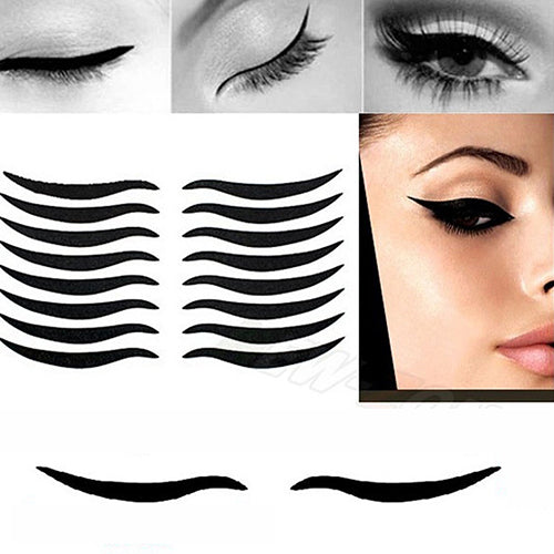 80Pairs Sexy Stunning Eyeliner Eyeshadow Stickers Women Girl Eye Makeup Cosmetic
