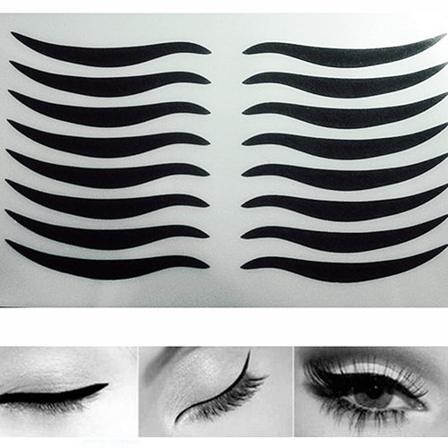 80Pairs Sexy Stunning Eyeliner Eyeshadow Stickers Women Girl Eye Makeup Cosmetic