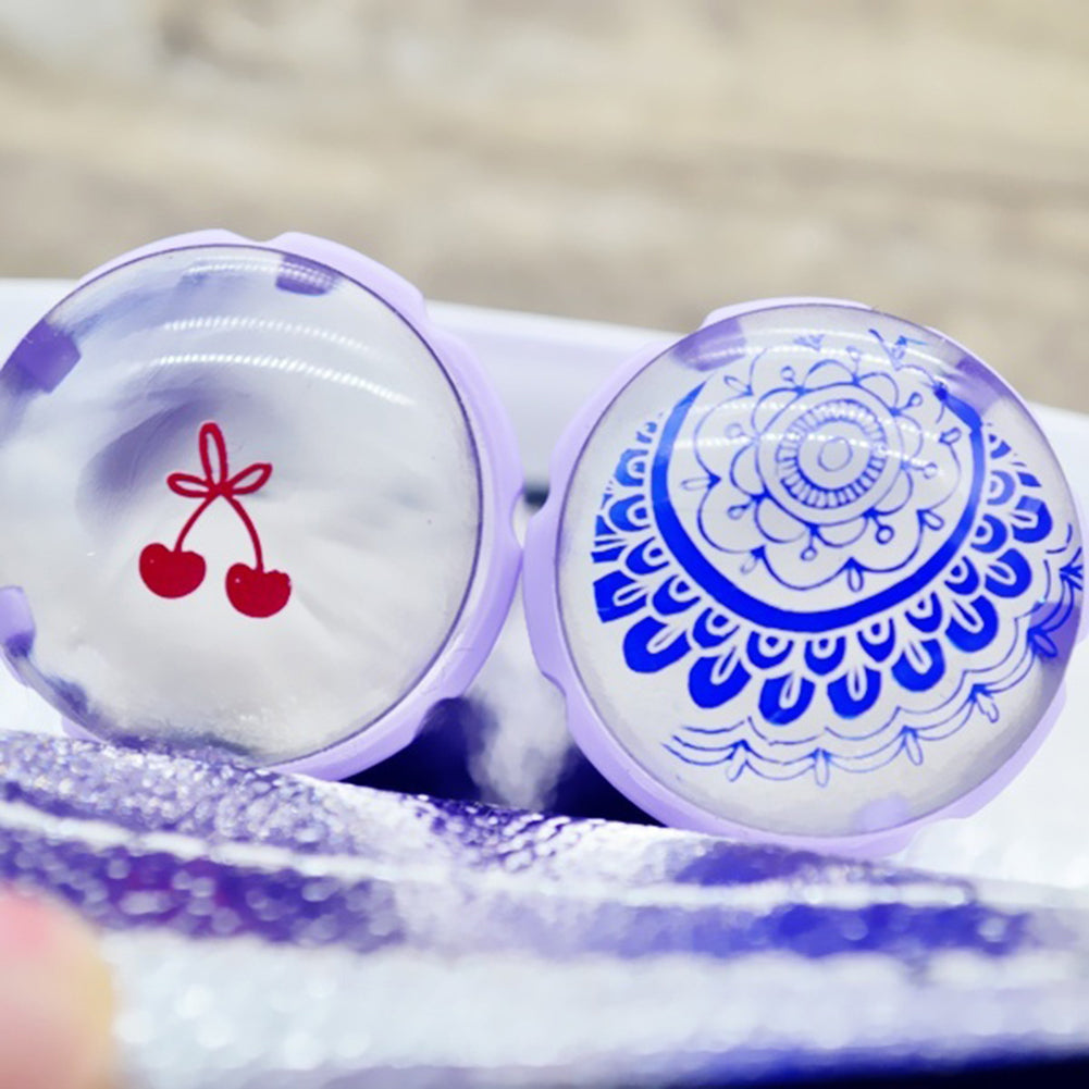 Clear Nail Art DIY Jelly Stamper Stamp Scraper Set Polish Stamping Scraping Tool