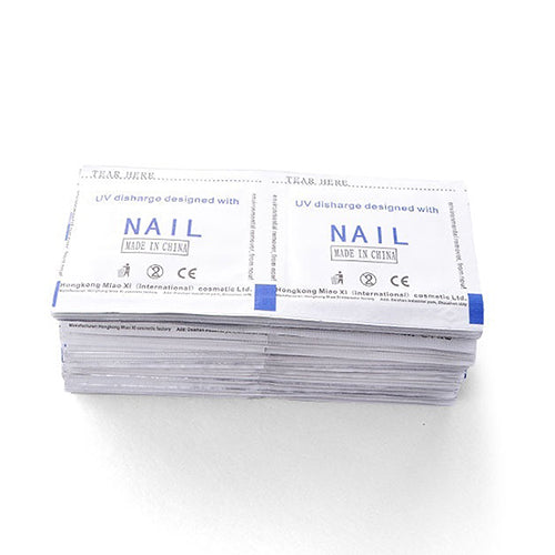 50 Pcs Gel Polish Remover Pads Foil Nail Art Cleaner DIY Manicure Accessories