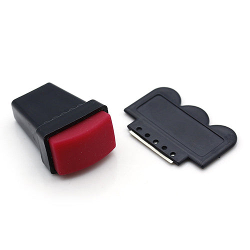 Nail Art Polish Manicure Image Stamping Template Plate Scraper Kits DIY Nail Tools