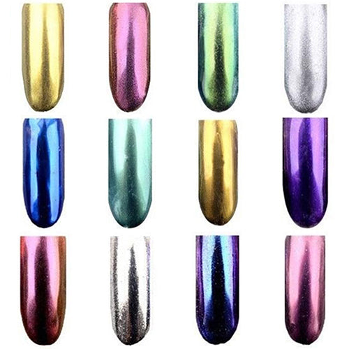 Fashion Shinning Mirror Chrome Effect Gorgeous Nail Art Dust Glitter Powder