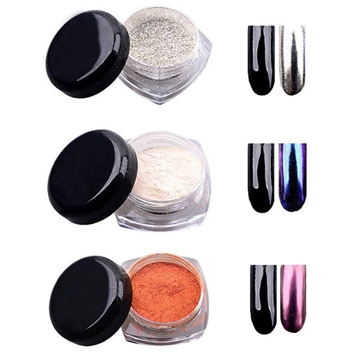 Fashion Shinning Mirror Chrome Effect Gorgeous Nail Art Dust Glitter Powder