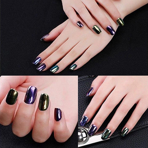 Fashion Shinning Mirror Chrome Effect Gorgeous Nail Art Dust Glitter Powder