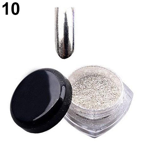 Fashion Shinning Mirror Chrome Effect Gorgeous Nail Art Dust Glitter Powder