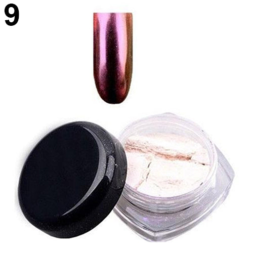 Fashion Shinning Mirror Chrome Effect Gorgeous Nail Art Dust Glitter Powder