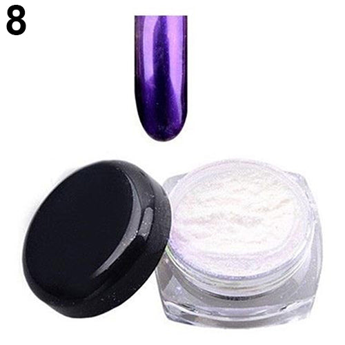Fashion Shinning Mirror Chrome Effect Gorgeous Nail Art Dust Glitter Powder