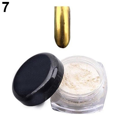 Fashion Shinning Mirror Chrome Effect Gorgeous Nail Art Dust Glitter Powder