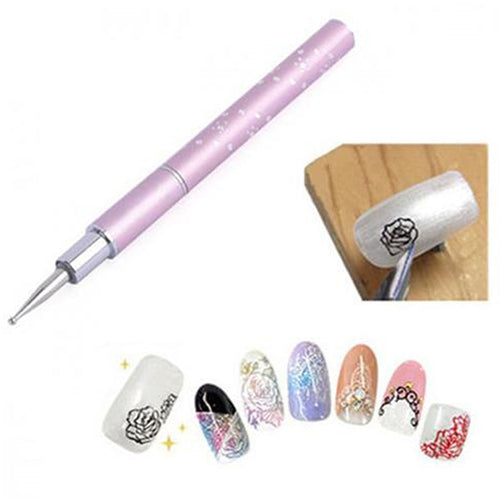 Gel Design Dotting Nail Art Painting Pen with 5 Nibs for Salon Manicure DIY Tool