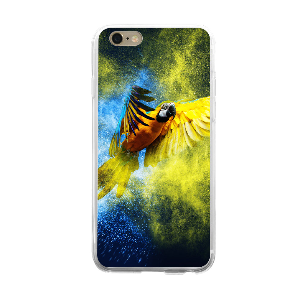 Colorful Parrot Phone Case Cover for iPhone X 8 Samsung S8 Huawei P9 Xiaomi