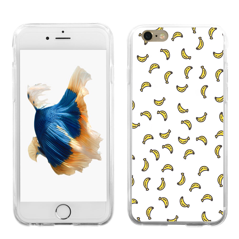 Cute Banana Print Case Cover for Huawei P9 Xiaomi Note 2 iPhone 8 Plus X Samsung
