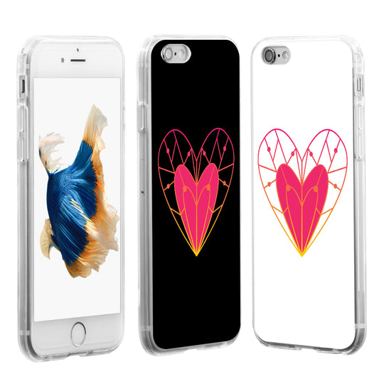 Love Heart Case Cover for iPhoneX 6S 7 8 Samsung S8 Huawei P9 Xiaomi Redmi