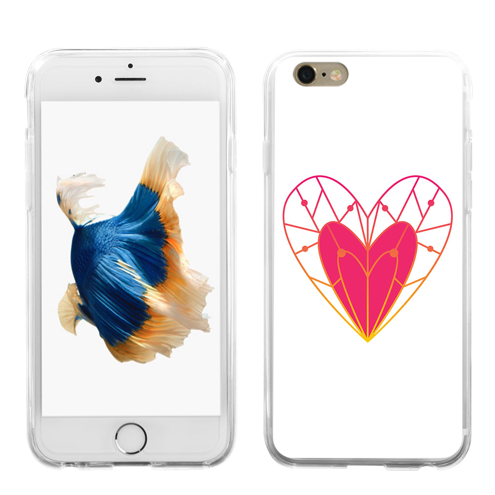 Love Heart Case Cover for iPhoneX 6S 7 8 Samsung S8 Huawei P9 Xiaomi Redmi