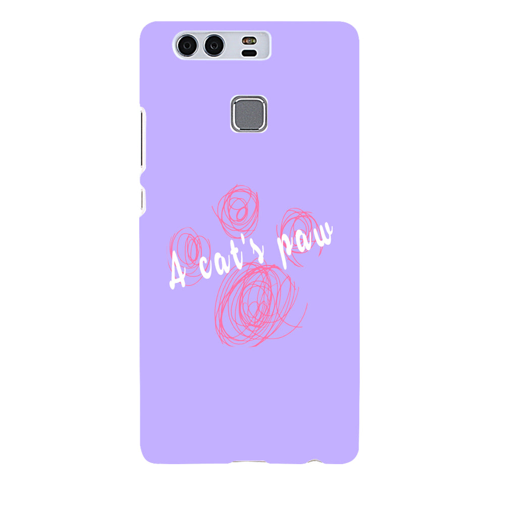 Cartoon Cat Paw Pattern Cover for iPhone 6 7 8 X Samsung S6 S7 S8 Huawei P9 Plus