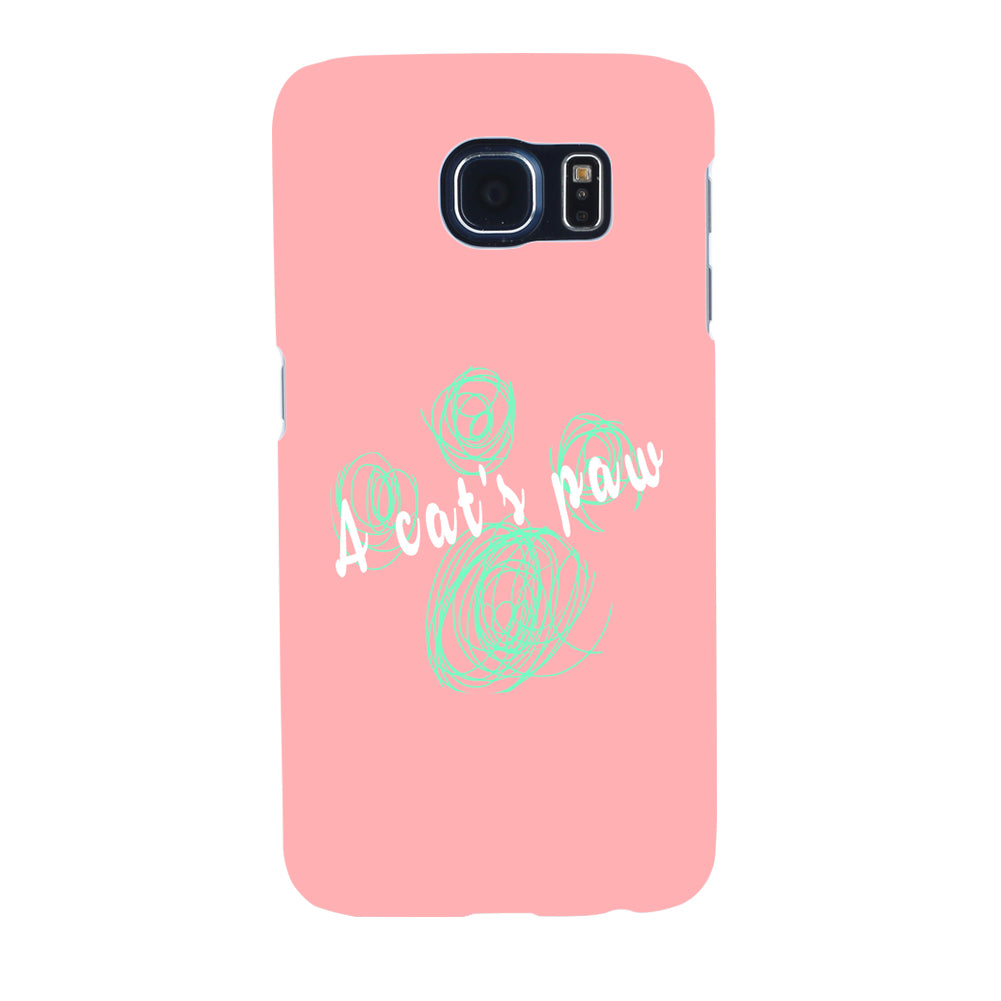 Cartoon Cat Paw Pattern Cover for iPhone 6 7 8 X Samsung S6 S7 S8 Huawei P9 Plus