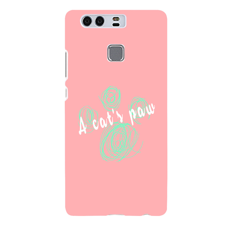 Cartoon Cat Paw Pattern Cover for iPhone 6 7 8 X Samsung S6 S7 S8 Huawei P9 Plus