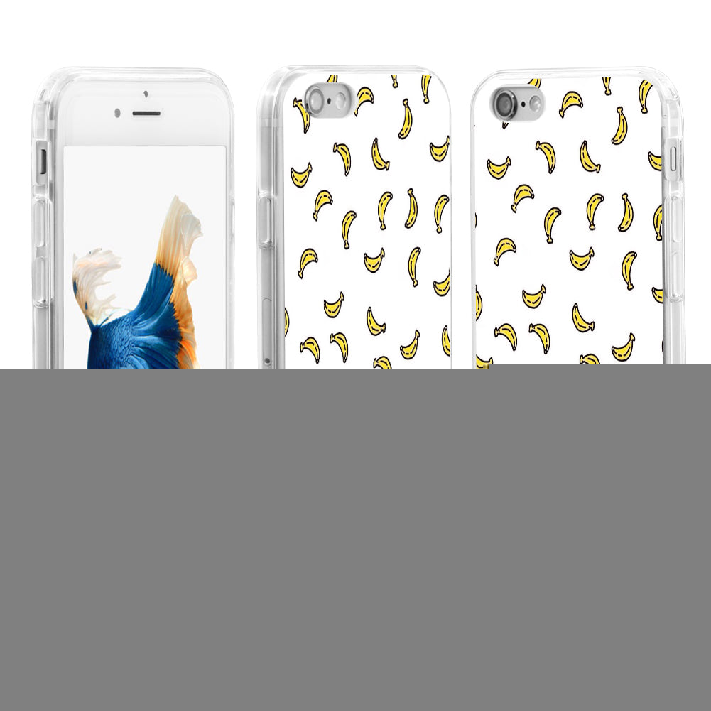 Cute Banana Print Case Cover for Huawei P9 Xiaomi Note 2 iPhone 8 Plus X Samsung