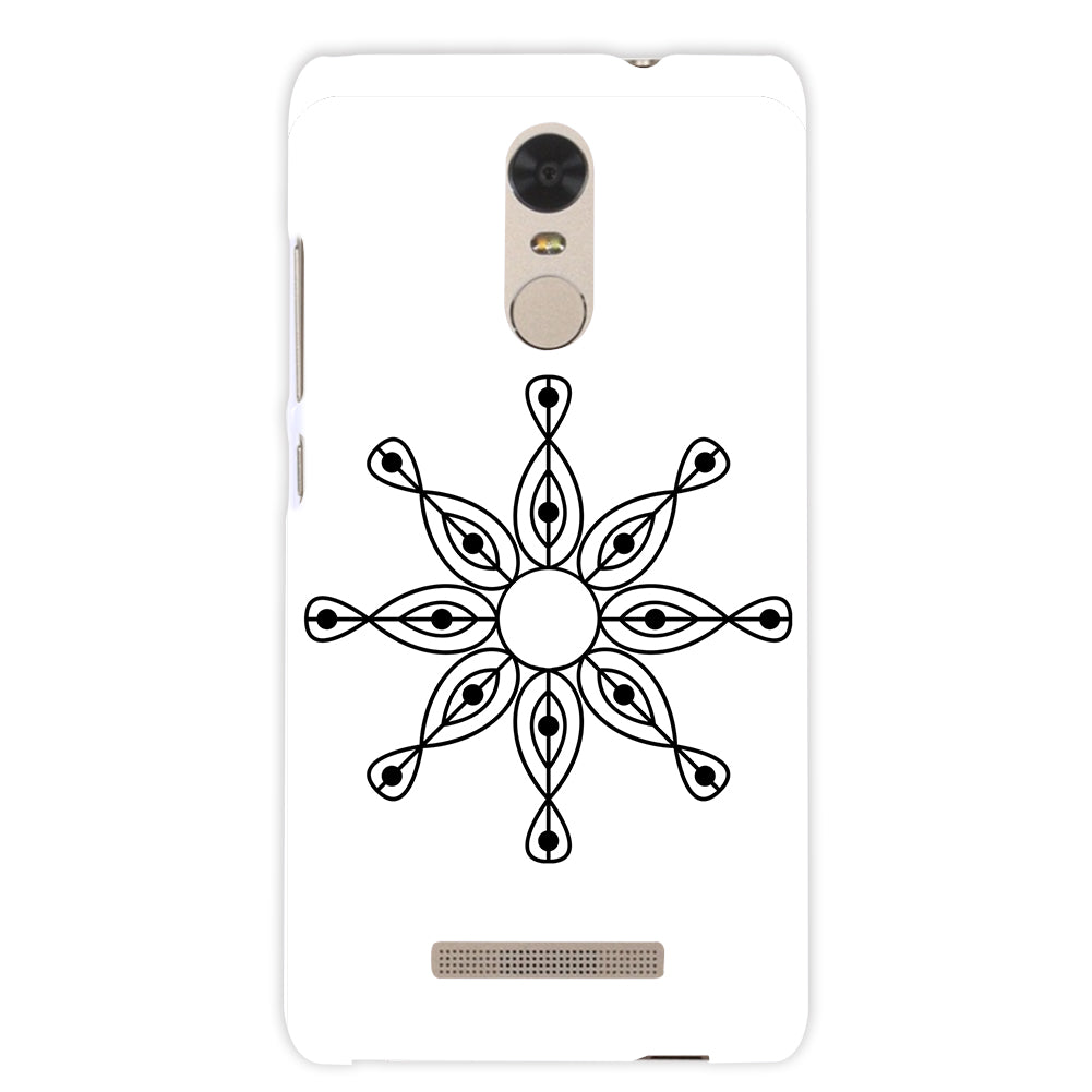 Simple Flower Pattern Phone Cover for iPhone X 8 Samsung S8 Huawei P9 Xiaomi