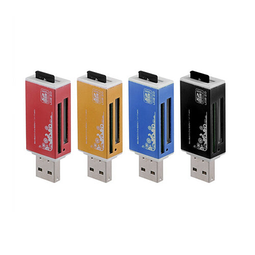 USB 2.0 All in 1 Multi Memory Card Reader for Micro SD SDHC TF M2 MMC MS PRO DUO