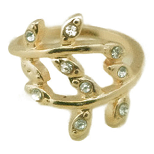 4Pcs/Set Rhinestone Leaf Heart Above Knuckle Midi Stack Ring Boho Party Jewelry