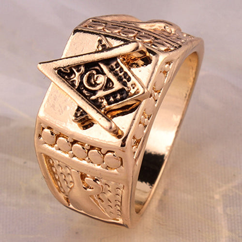 Men Women Fashion Gold Plated Hip Hop Engagement Wedding Jewelry Band Ring
