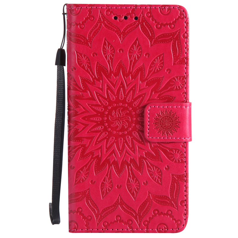Sony Z4 Case, Sunflower Pattern PU Leather Wallet Protection Case for Sony Z4
