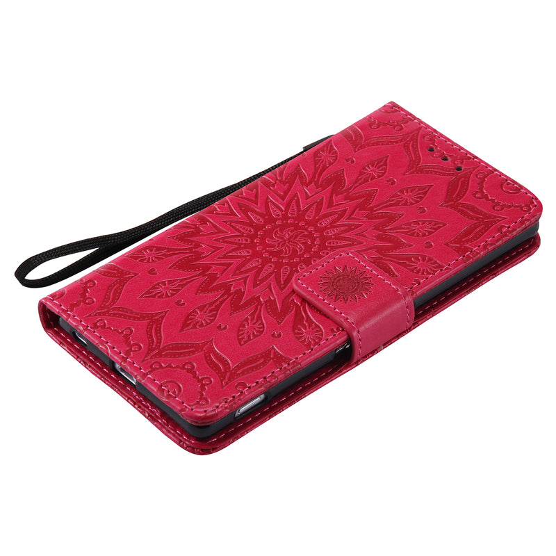 Sony Z4 Case, Sunflower Pattern PU Leather Wallet Protection Case for Sony Z4
