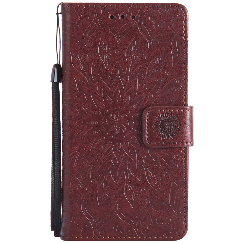 Sony Z5 Case, Sunflower Pattern PU Leather Wallet Protection Case for Sony Z5