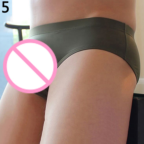 Sexy Men Comfy Soft Briefs Low Rise Solid Color Underwear Honeymoon Underpants