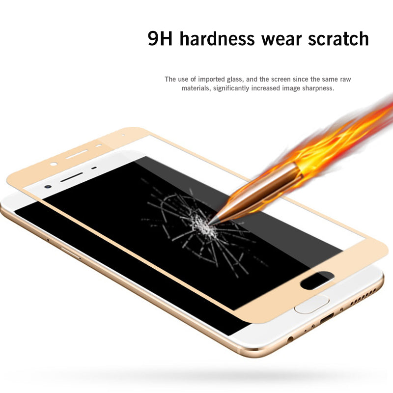 Oppo R9/R9 Plus/R9s/R9s Plus/A59 3D Curved Surface Soft Edge HD Tempered Glass Film Full Cover Screen Protector