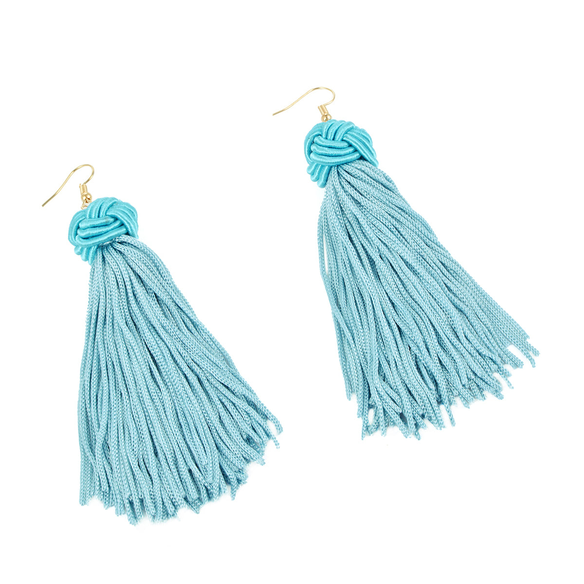 Handmade Braid Long Tassel Dangle Hook Earrings Lady Vintage Eardrop Jewelry