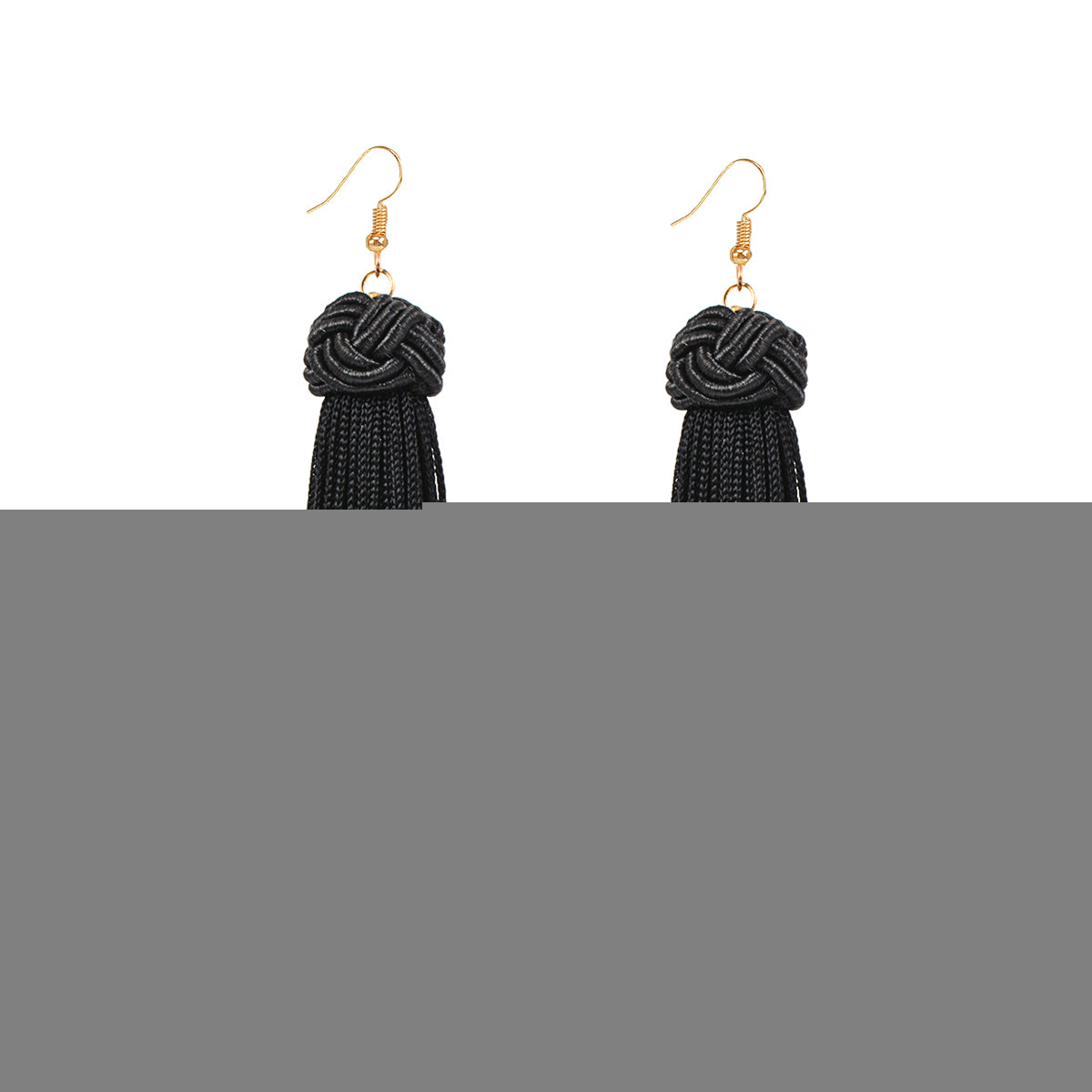 Handmade Braid Long Tassel Dangle Hook Earrings Lady Vintage Eardrop Jewelry