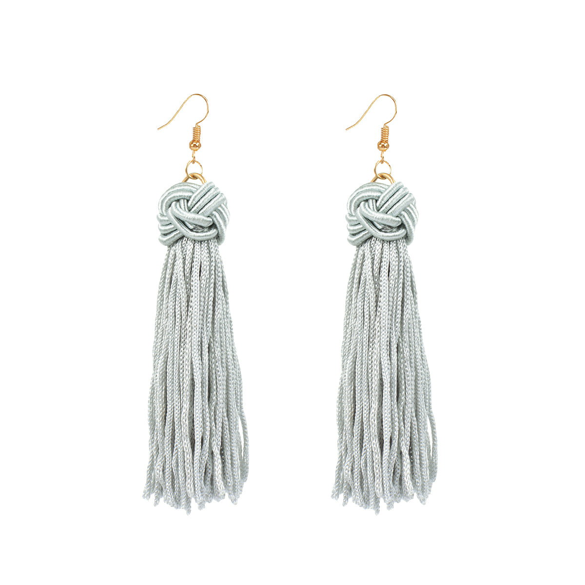 Handmade Braid Long Tassel Dangle Hook Earrings Lady Vintage Eardrop Jewelry