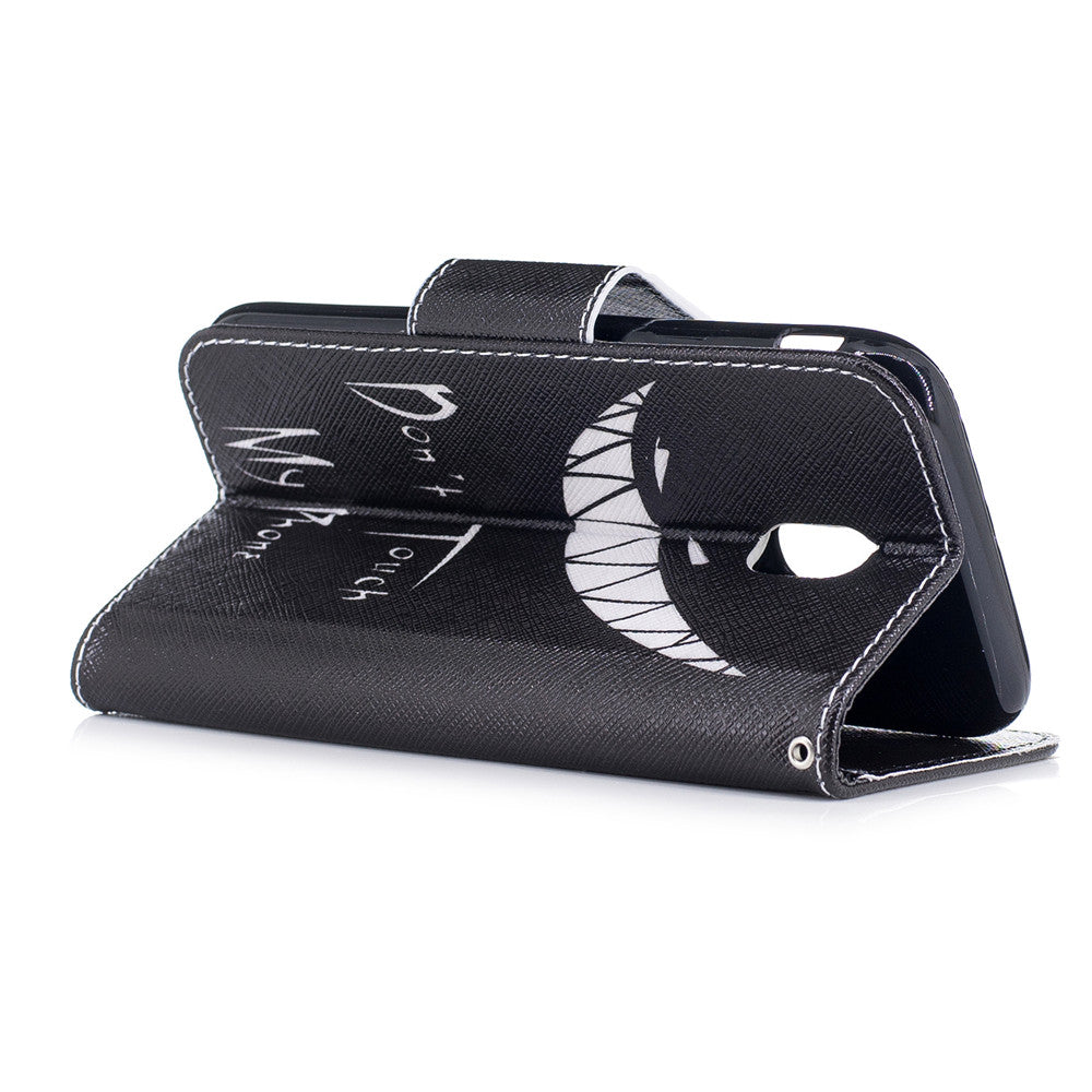 Samsung Galaxy J7 2017 Case Pattern Printed Flip Magnetic Wallet Card Slot Soft Protective Cover for Samsung Galaxy J730