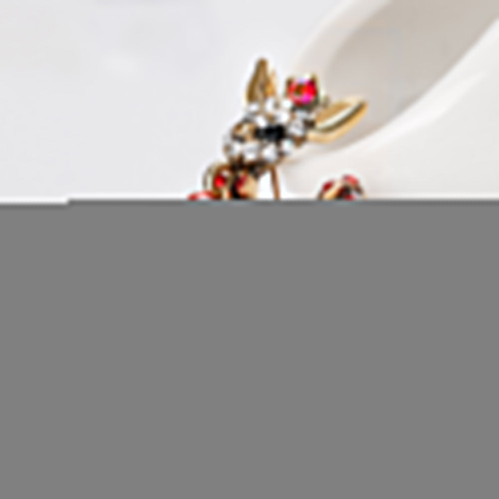 Wedding Bridal Bouquet Brooch Pin Women Silver Golden Tone Xmas Deer Brooch Gift