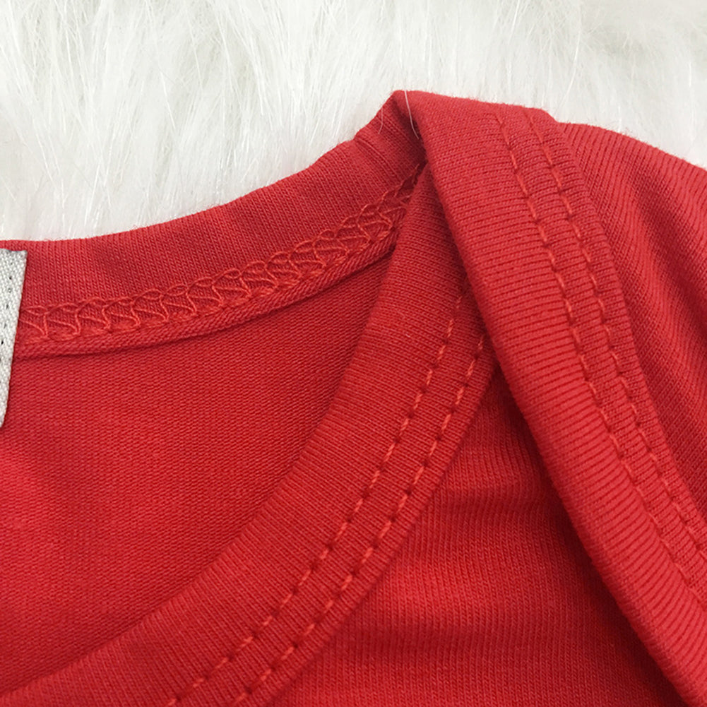 Newborn Baby Christmas Elf Tree Romper + Pants + Hat + Headband Outfit Set