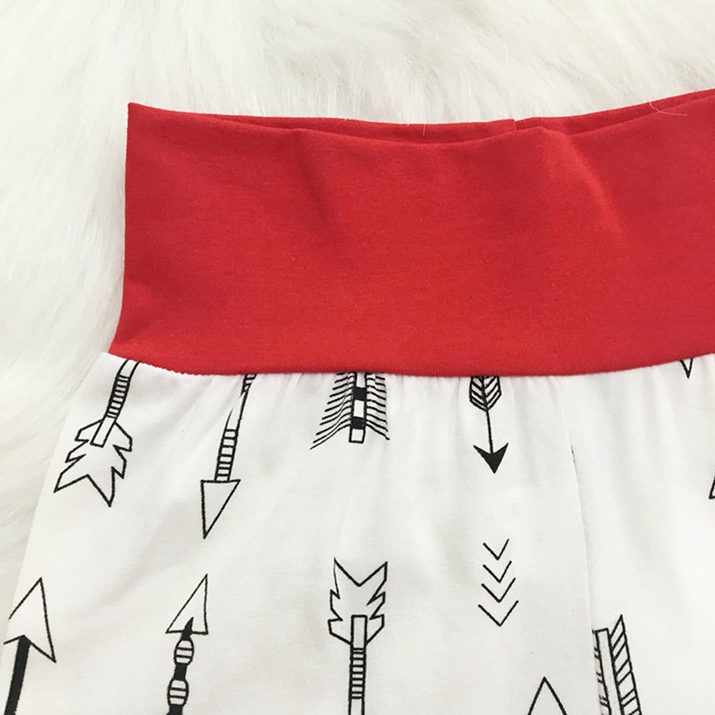 Newborn Baby Christmas Elf Tree Romper + Pants + Hat + Headband Outfit Set