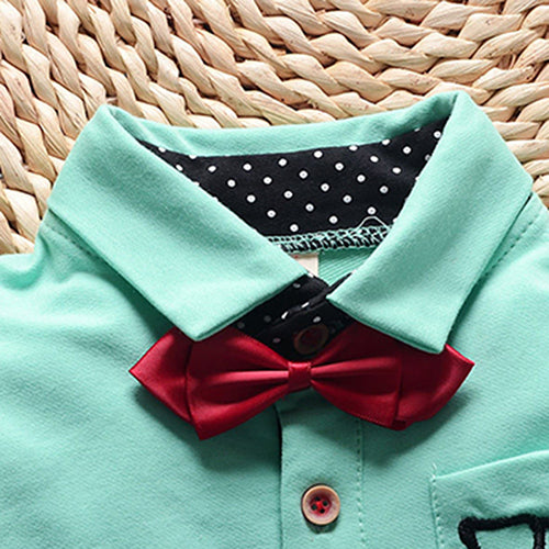 2pcs Toddler Baby Boys Kids Shirt Top + Long Pants Clothes Outfits Gentleman Set