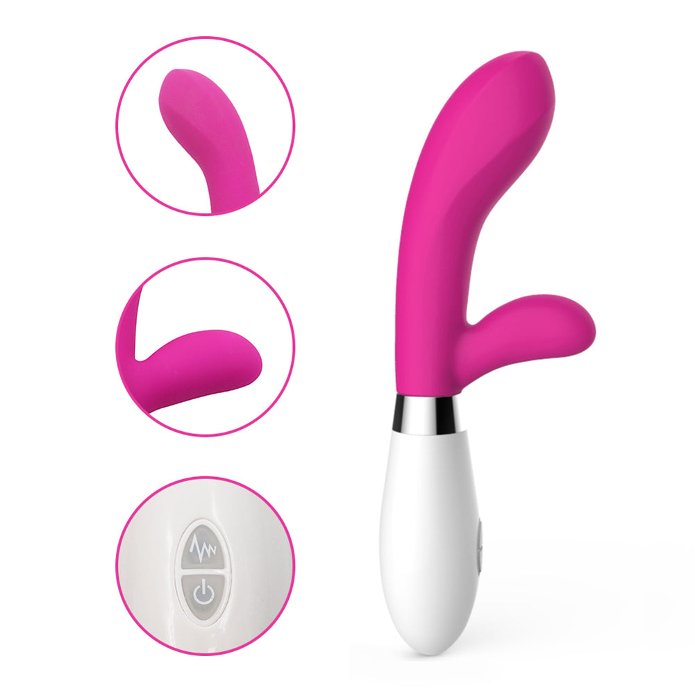 Women Rabbit Ear G-Spot Massage Clitoris Stimulator Sex Toy Vibrator Wand