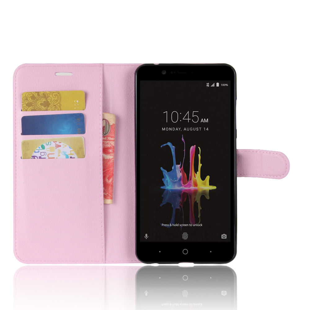 For ZTE Blade Z Max Z982 PU Leather Case Wallet Stand Cover Smart Phone Holder Shell With Card Slot for ZMax Pro 2