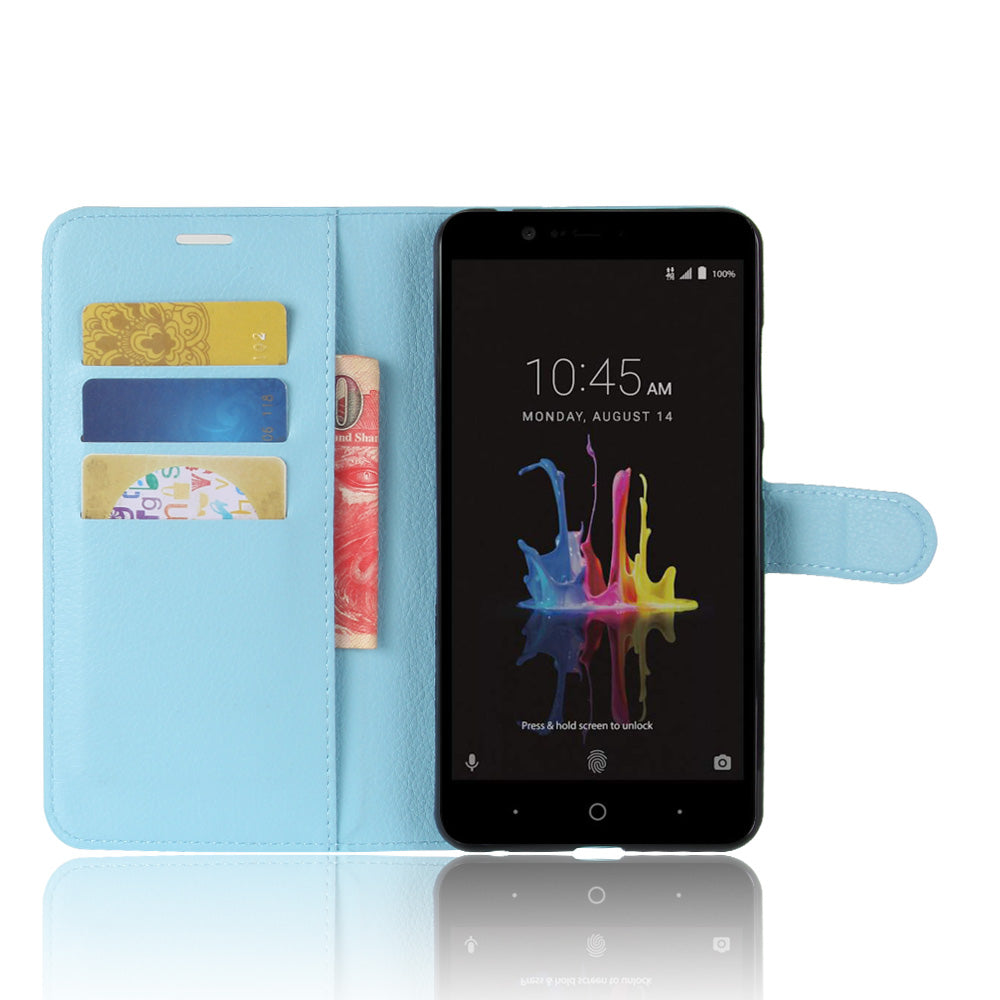 For ZTE Blade Z Max Z982 PU Leather Case Wallet Stand Cover Smart Phone Holder Shell With Card Slot for ZMax Pro 2