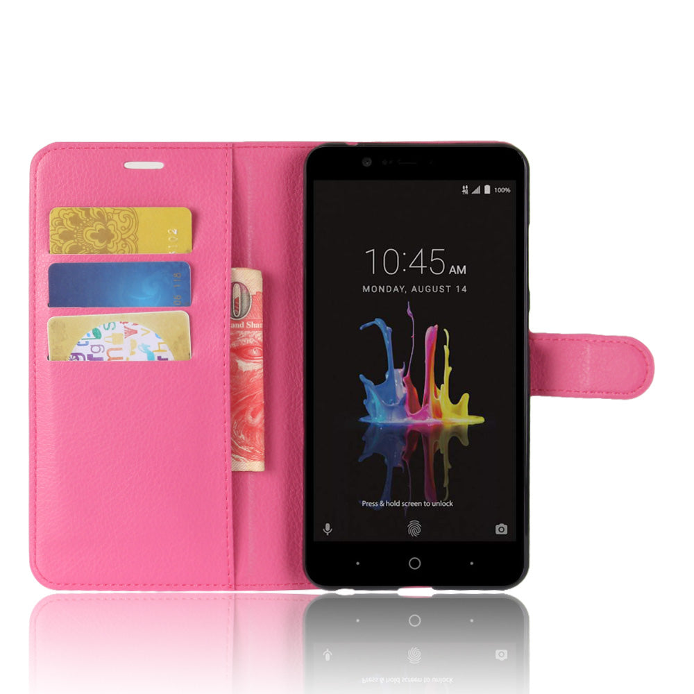 For ZTE Blade Z Max Z982 PU Leather Case Wallet Stand Cover Smart Phone Holder Shell With Card Slot for ZMax Pro 2