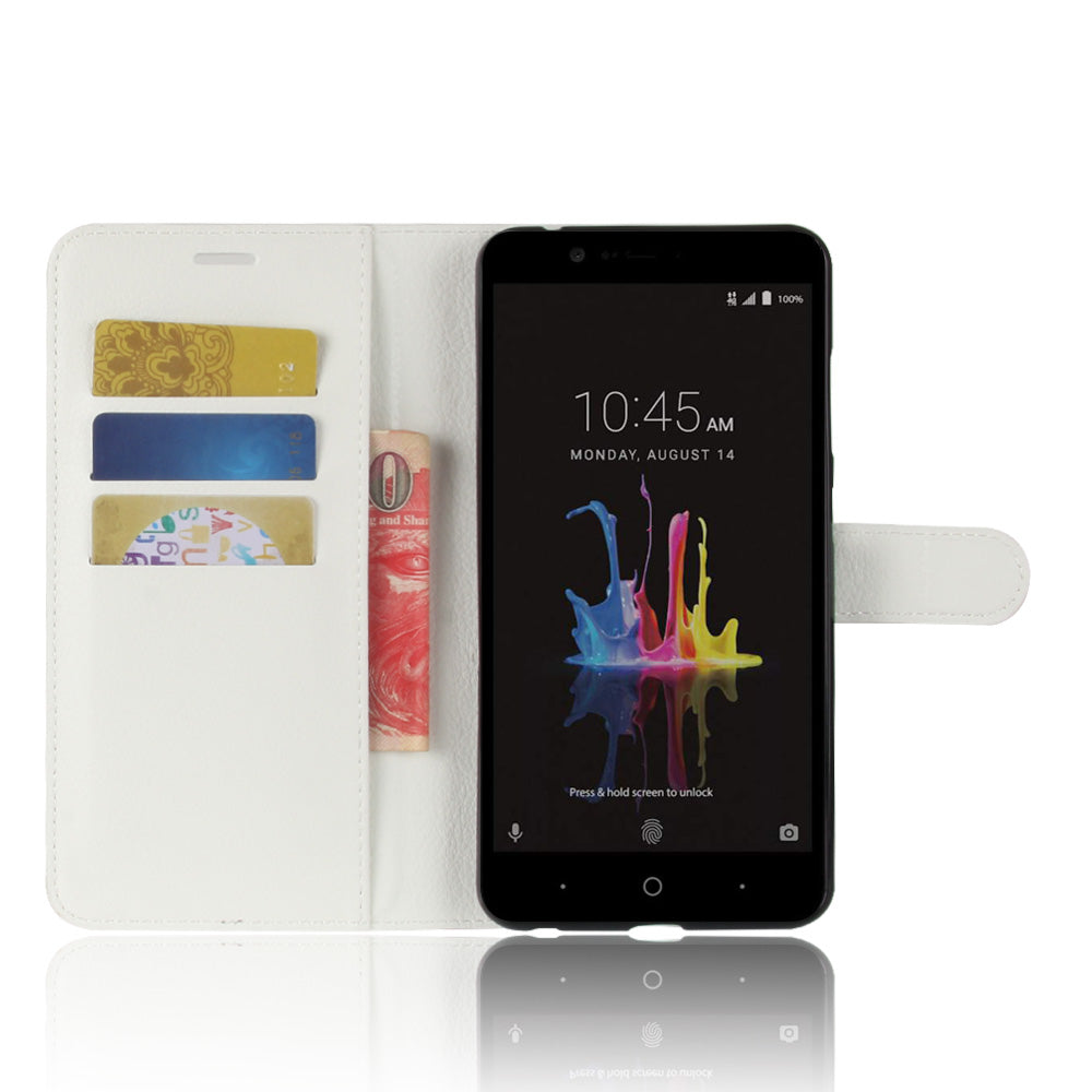 For ZTE Blade Z Max Z982 PU Leather Case Wallet Stand Cover Smart Phone Holder Shell With Card Slot for ZMax Pro 2