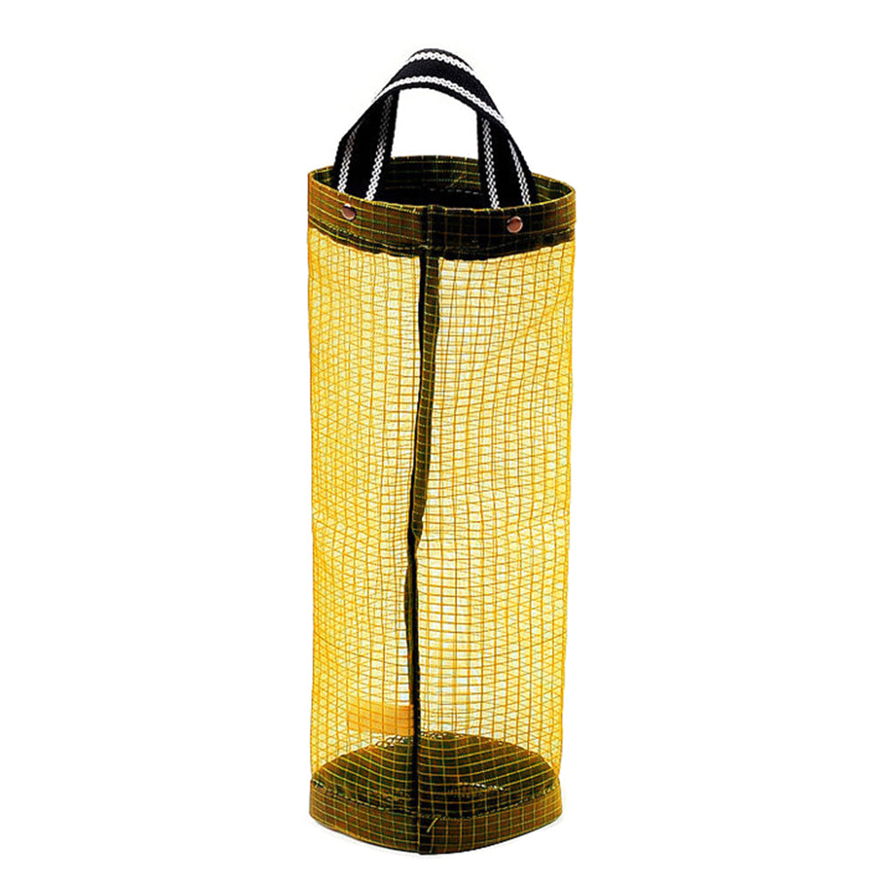 Kitchen Transparent Mesh Hanging Garbage Shopping Bag Storage Organiser Bag